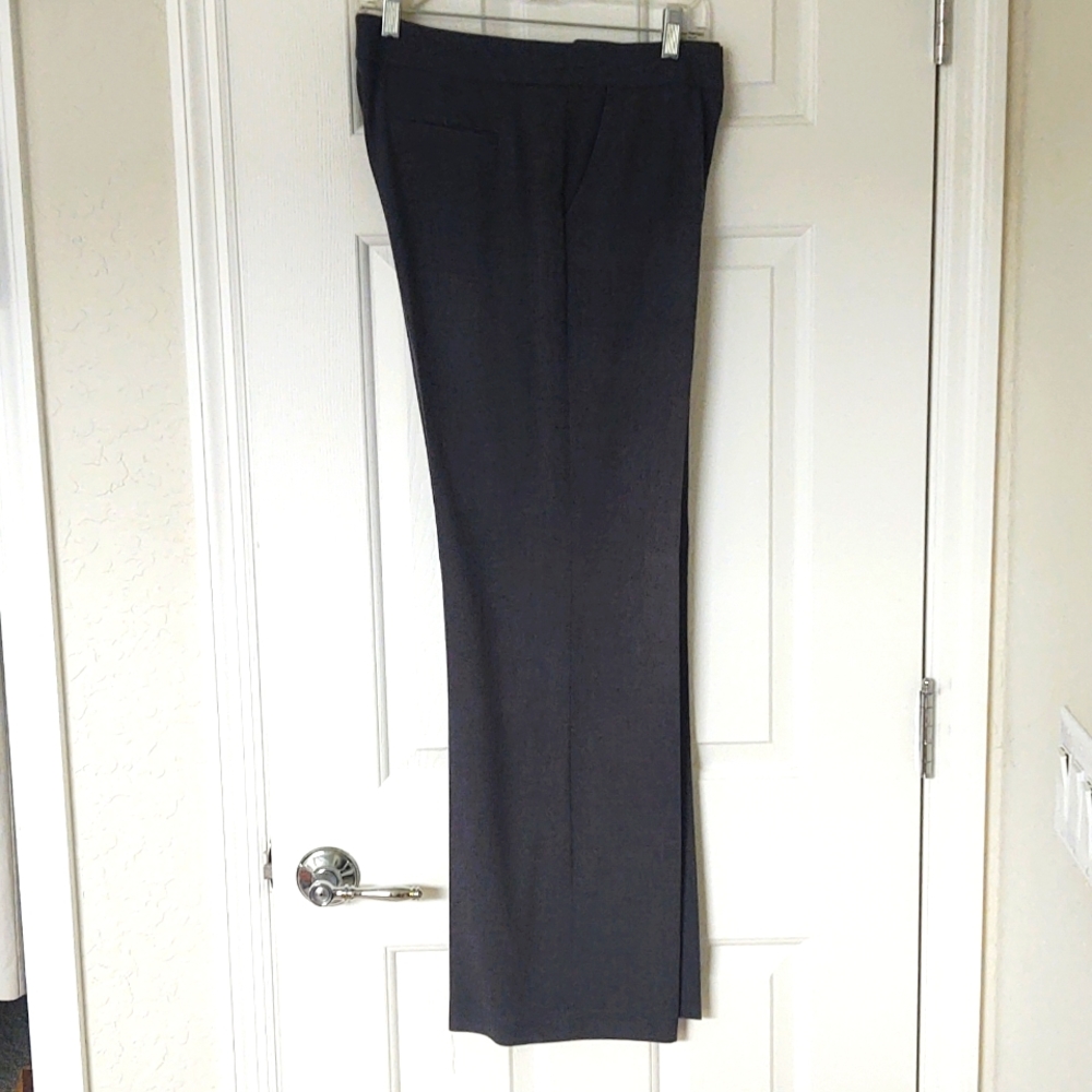 Calvin Klein Charcoal Classic Fit Straight Leg Suit Pants